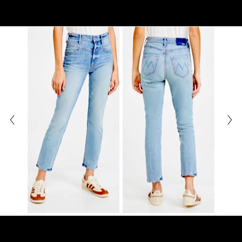 COPY - MOTHER The Dazzler Yoke Front Ankle Jean Size 26